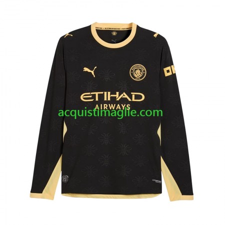Divisa di Calcio Manchester City Trasferta 2026/2027 Manica Lunga